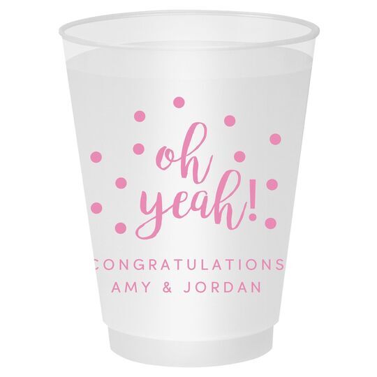 Confetti Dots Oh Yeah! Shatterproof Cups